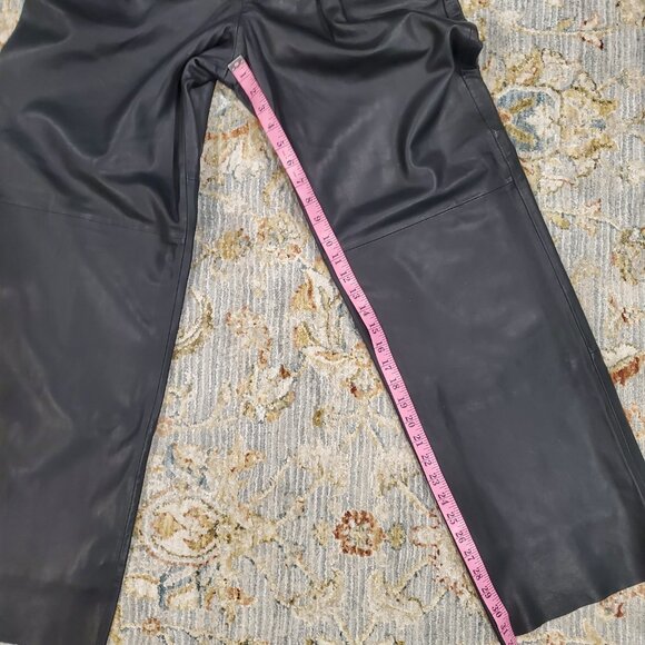 NWT Reformation X Veda Elliott Leather Pant, Size 6 - Picture 6 of 10